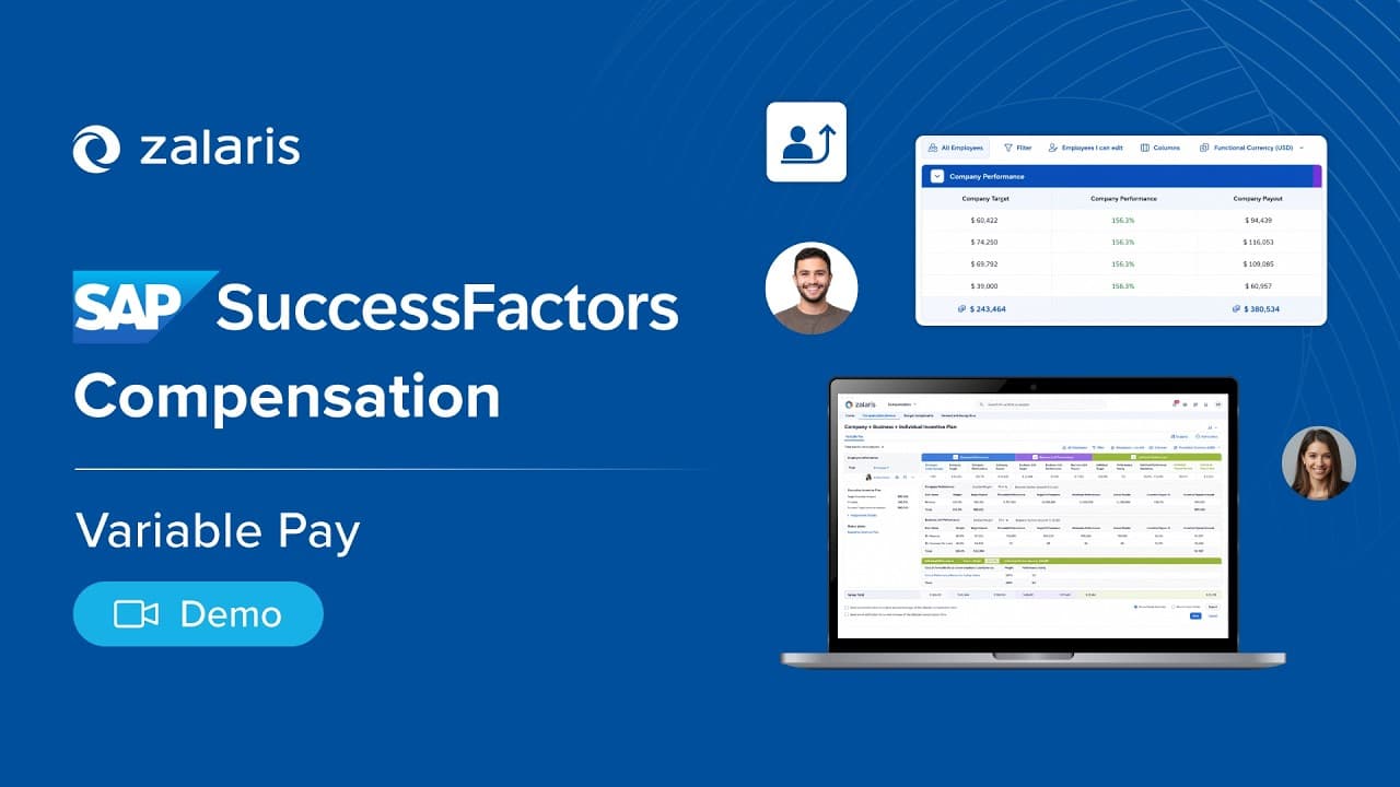 SAP SuccessFactors Variable Pay Demo: Bonusberechnungen automatisieren