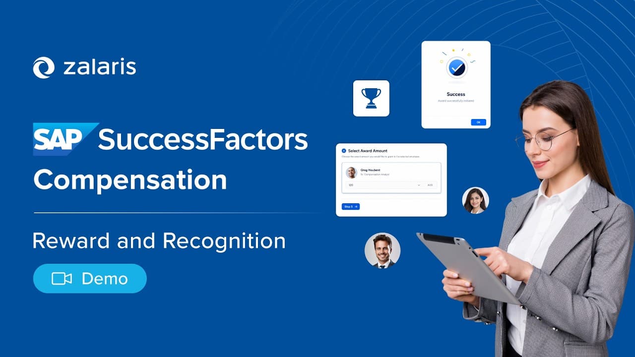 SAP SuccessFactors Rewards and Recognition Demo: Mitarbeitenden-Awards