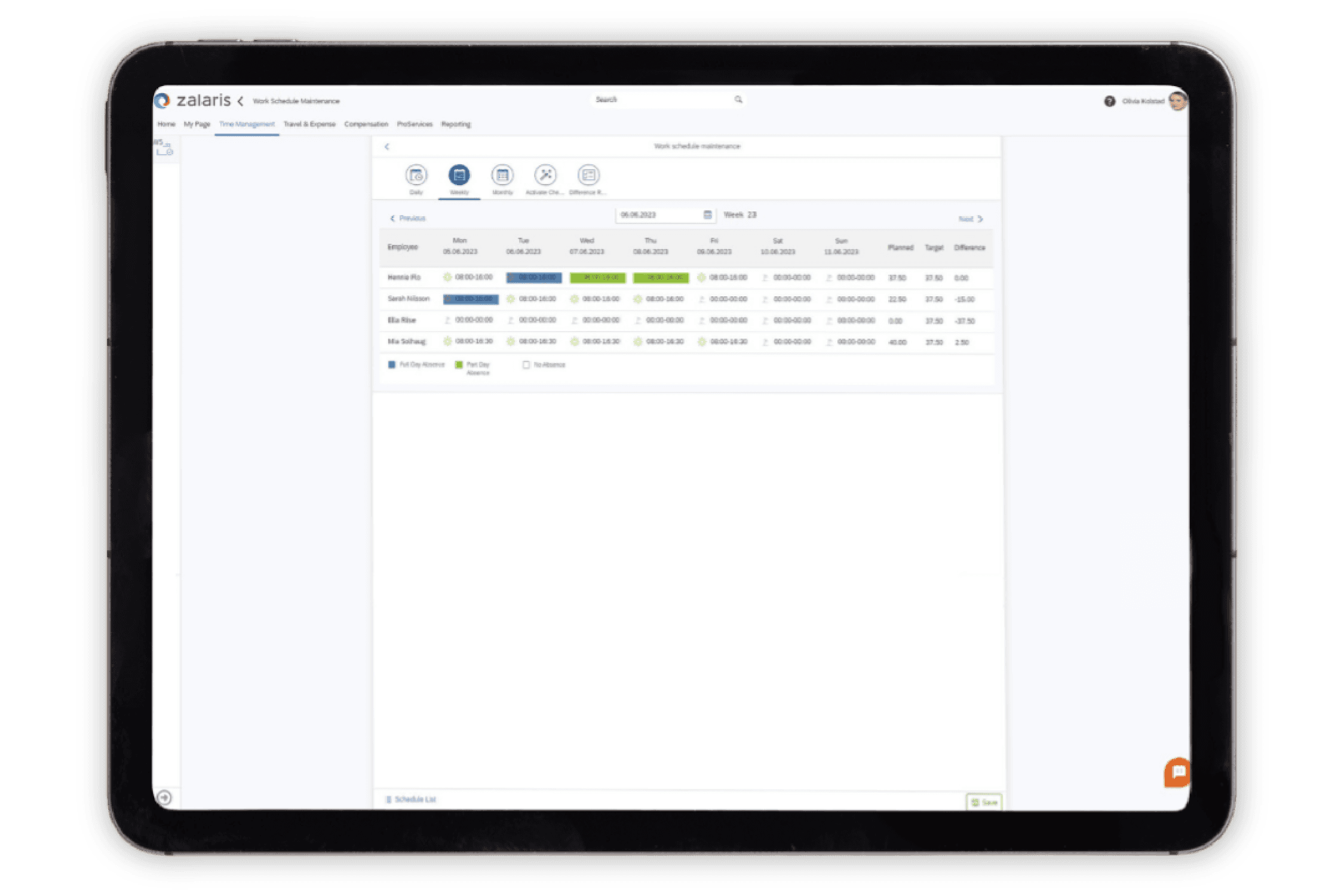 Time and Attendance software Image