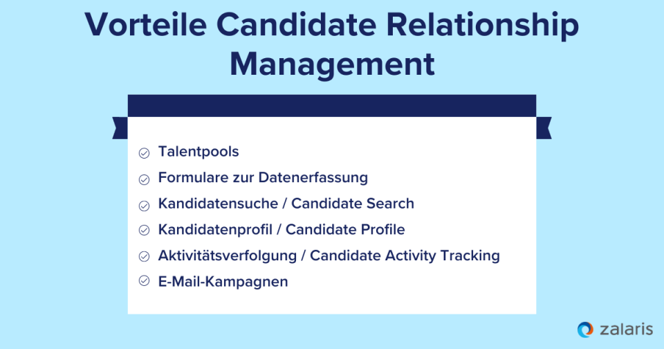Vorteile Candidate Relationship Management