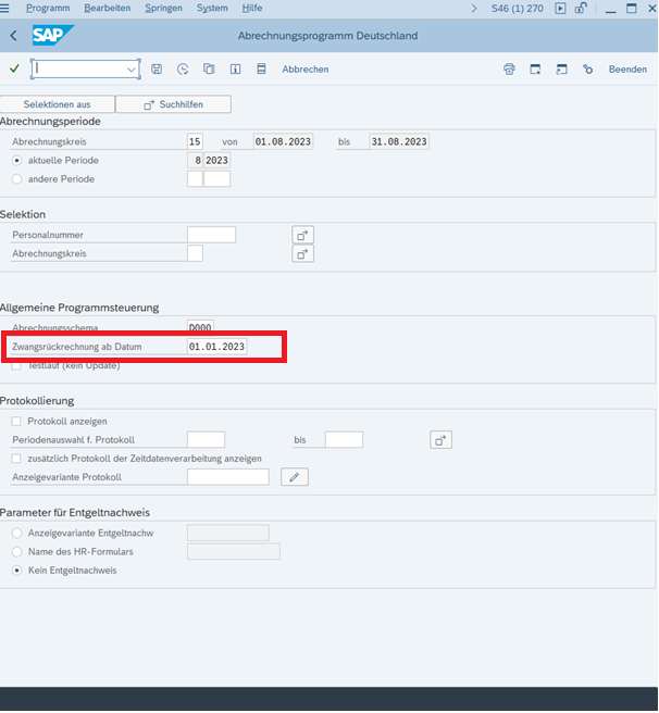 Rückrechnungen In SAP HCM: Korrektur Der Entgeltabrechnung