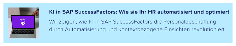 KI in SuccessFactors