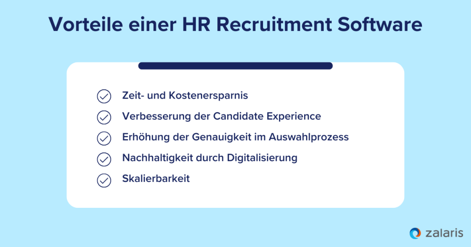 Vorteile einer HR Recruitment Software